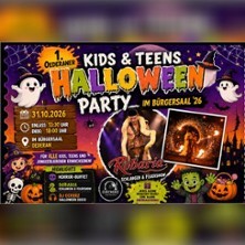 Kids & Teens Halloween Party 2026 | Bürgersaal Oederan