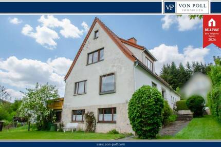 Freistehendes Einfamilienhaus mit Weitblick und großem Entwicklungspotenzial in Steinbach-Hallenberg