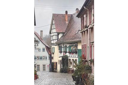 Bezaubernder Laden in historischer Altstadt von Nürtingen
