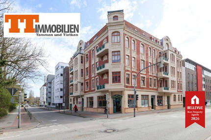 TT bietet an: Stilvolle und renovierte Altbauwohnung im denkmalgeschützten Gründerzeithaus - zentrale Lage in Wilhelmshaven-Heppens!