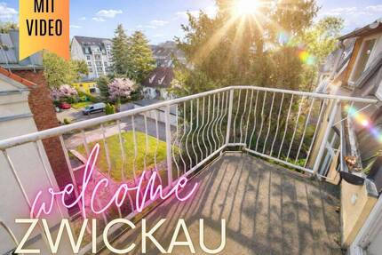 ++ wunderschöne & sonnige 2-Raum-Wohnung mit Balkon - in ruhiger Lage von Zwickau ++