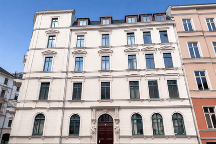 Exklusive 2-Zimmer-Altbauwohnung mit Balkon in der Südvorstadt - Leipzig