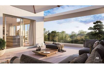 4-Zi-Whg. mit 2 großzügigen Tageslichtbädern, davon 1 en suite u. großzügigem Balkon zum Park - München Ramersdorf-Perlach