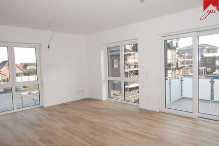 Lichtdurchflutete Obergeschosswohnung in zentraler Lage von Wiesmoor! Neubau- Erstbezug