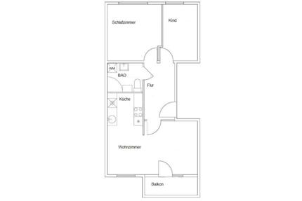 Attraktive 3-Zimmer-Wohnung mit Balkon & Stellplatz im Grünen - Rothenburg/Oberlausitz