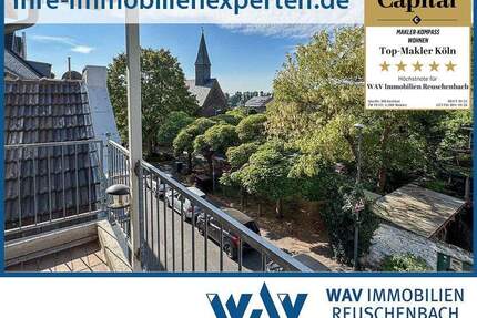 Gut geschnittene Dreizimmerwohnung in Köln-Weiß, 150 m zum Rhein