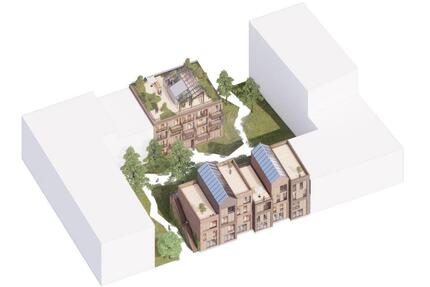 Schöne Neubau Wohnung in Baugemeinschaft mit Gemeinschaftsfläche - Hamburg Hamburg-Mitte