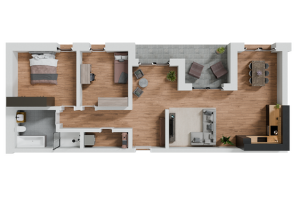 Wohnung zum Mieten in Straubing 1.160,00 € 88.98 m²
