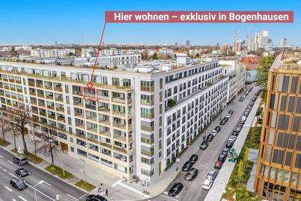 Lage! Lage! Lage! Neuwertige 3-Zimmer-Wohnung im The Grand mit Fernblick! - München Bogenhausen