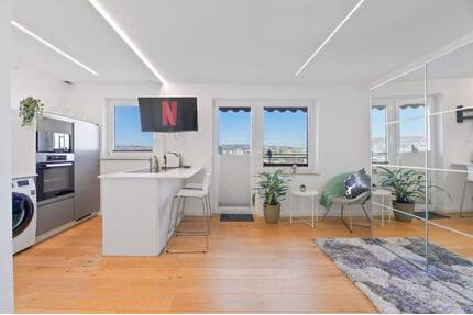 Panorama Penthouse Apartment - 1.000,00&nbsp;EUR Kaltmiete, ca.&nbsp; 35,00&nbsp;m&sup2;&nbsp;Wohnfl&auml;che in Stuttgart (PLZ: 70182) Mitte