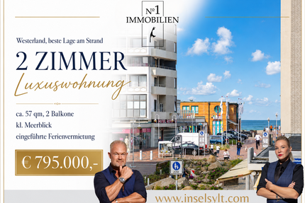 Wohnung zum Kaufen in Sylt OT Westerland 795.000,00 € 57 m² - Sylt / OT Westerland