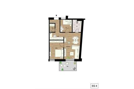 Wohnung zum Mieten in Mörlenbach-Weiher 890,00 € 63 m²