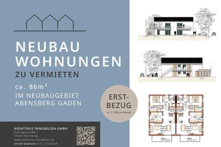 Hochwertige Neubau Wohnung - Erstbezug - Abensberg