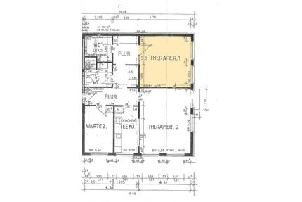 PraxisBüroraum zu vermieten + anteilige Nutzung der Nebenräume - Borgholzhausen