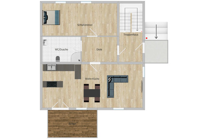 2 Zimmer Wohnung in Wombach - 750,00&nbsp;EUR Kaltmiete, ca.&nbsp; 65,00&nbsp;m&sup2; in Lohr am Main (PLZ: 97816)