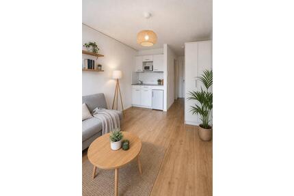 Provisionsfrei & sofort frei Studentenapartment München Balkon