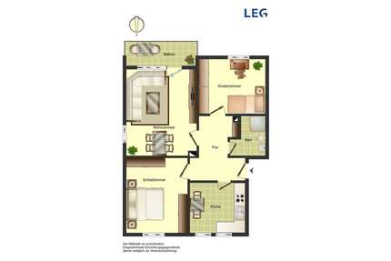 Wohnung zum Mieten in Bergkamen 559,00 € 72 m²