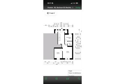Bochum Eigentumswohnung - 75.000,00&nbsp;EUR Kaufpreis, ca.&nbsp; 43,00&nbsp;m&sup2; in Bochum (PLZ: 44809) Bochum-Mitte