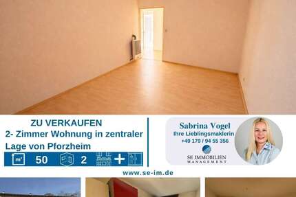 Wohnung zum Kaufen in Pforzheim 99.000,00 € 50.62 m²