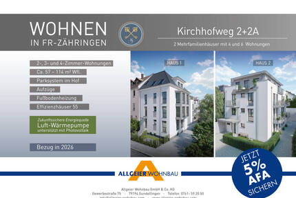 Elegantes Wohnen in Zähringen - 3-Zimmer-Wohnung mit Balkon - Freiburg im Breisgau / Zähringen