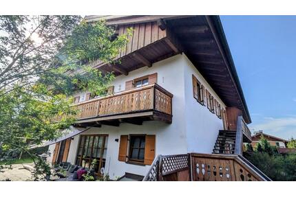 Sonnige 3-Zi-Wohnung mit Garten und Bergblick bei Bad Tölz - Reichersbeuern