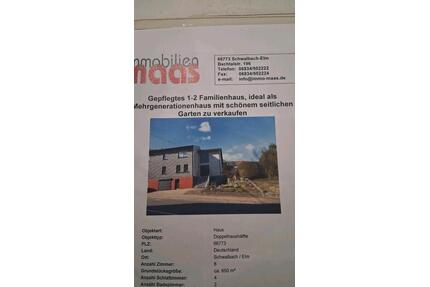 1-2 Familienhaus - 320.000,00&nbsp;EUR Kaufpreis, ca.&nbsp; 203,00&nbsp;m&sup2; in Schwalbach (PLZ: 66773)