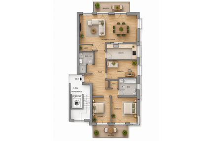 Wohnung zum Kaufen in Babelsberg 940.000,00 € 140 m²