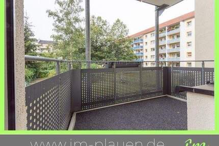 Balkon - EBK - renoviert | 2-Zimmer-Wohnung Plauen Haselbrunn