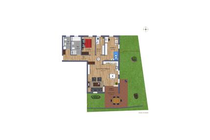 Elegante 3,5-Zimmer-Wohnung - 1.825,00&nbsp;EUR Kaltmiete, ca.&nbsp; 110,45&nbsp;m&sup2; in Penzberg (PLZ: 82377)