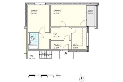 Wohnung zum Mieten in Bremen 442,00 € 64.82 m²