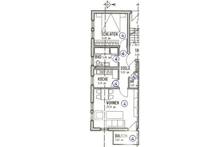 2 Zimmer Wohnung - 360,00&nbsp;EUR Kaltmiete, ca.&nbsp; 52,00&nbsp;m&sup2; in Sundern (Sauerland) (PLZ: 59846)