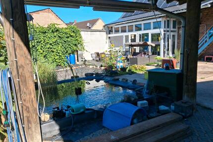 Provisionsfrei.Luxus-Oase vier seiten Hof Sauna,Pool,Bar,PV,Teich - Elsdorf