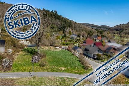Eck-Baugrundstück mit Ausblick in Antweiler an der Ahr in der Eifel