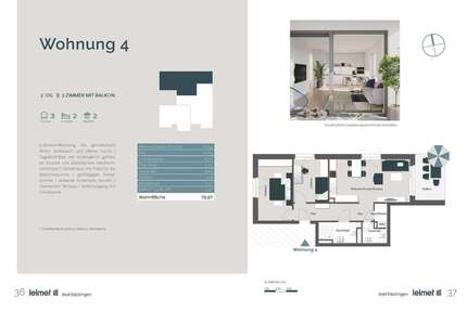 Wohnung zum Kaufen in Bad Säckingen 435.500,00 € 79.87 m²