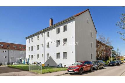 Ruhe, Licht und Komfort - Zwei Zimmer mit durchdachtem Grundriss - Augsburg Kriegshaber