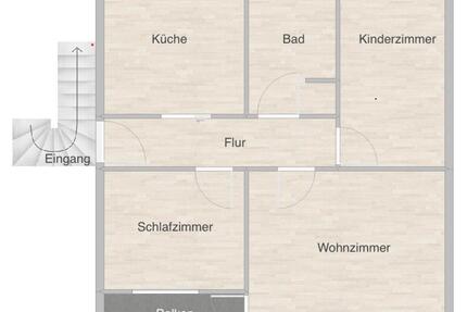 Zentrumsnahe 3-Zimmer Wohnung m. Balkon - Weiden in der Oberpfalz