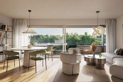 Moderne 3-Zimmer-Neubauwohnung mit Balkon - Ludwigsburg Mitte