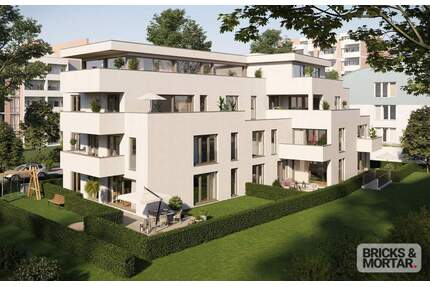 3 Zimmer Wohnung im Erdgeschoss Neubau an der Kahnfahrt - Augsburg Innenstadt