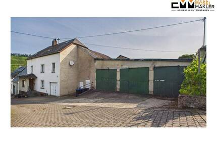 Familienfreundliches Wohnhaus mit vielseitig nutzbarer Halle und gepflegtem Garten - Brauneberg