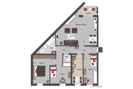 4 Zimmer Wohnung Glinder Markt - 1.610,00&nbsp;EUR Kaltmiete, ca.&nbsp; 104,00&nbsp;m&sup2; in Glinde (PLZ: 21509)