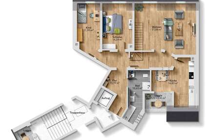 Wohnung zum Kaufen in Leipzig 395.000,00 € 126 m²