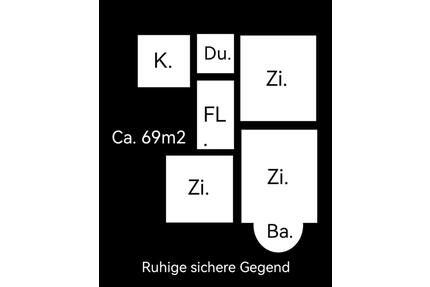 Wohnung im Doppelhaus - Greifswald - ruhige zentrale Lage