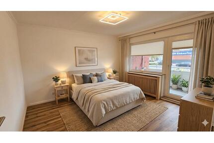 frisch renoviert & hell & EG – 2-Zimmer mit Südbalkon + EBK in Achim