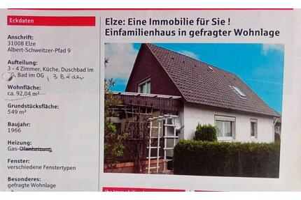Einfamilienhaus zum Verkauf mit viel Platz für die ganze Familie - Elze