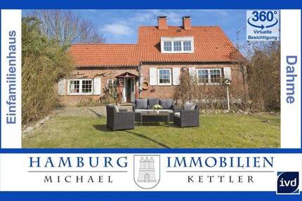 Privates Gartenrefugium in Dahme - charmantes Küstenhaus mit Sauna & großem Naturgrundstück