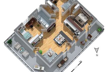 Wohnung zum Mieten in Kiel 2.020,00 € 115.17 m²