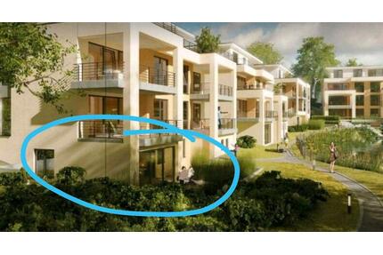 Wohnen am See in Siegburg 2-Zi 71 qm mit Terasse und Garten