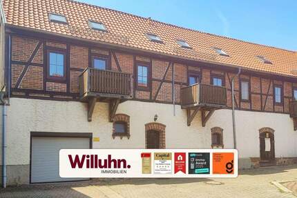 Historisches Erbe trifft Moderne - ritterlicher Freihof mit Wohneinheiten, Gewerbe und Photovoltaik - Harzgerode-Königerode