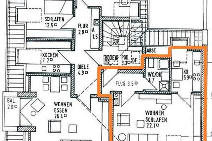 Dachgeschosswohnung 45m² ab 01.07.2026 - Neuburg an der Donau