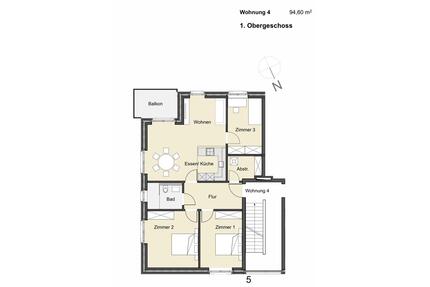 Neubauwohnungen 1.OG - 705,00&nbsp;EUR Kaltmiete, ca.&nbsp; 94,60&nbsp;m&sup2; in Ostbevern (PLZ: 48346)